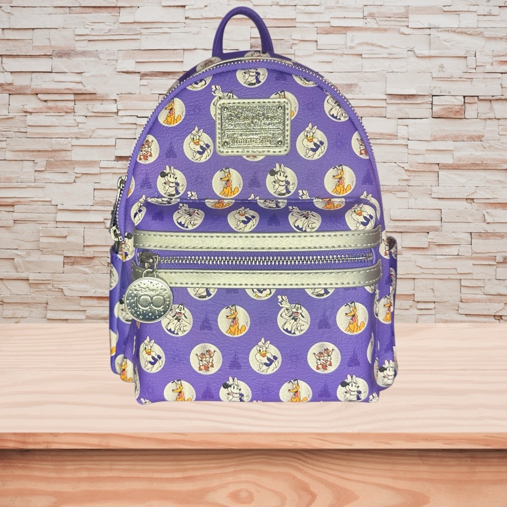 Disney 100th Anniversary Celebration Limited Edition Loungefly Backpack NWT - Picture 1 of 5